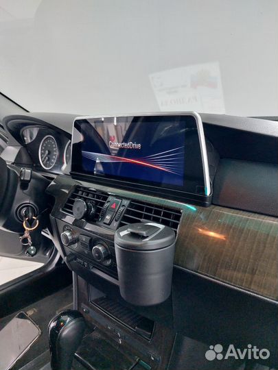 Штатный монитор BMW 5 E60 6/128GB CIC Android 12
