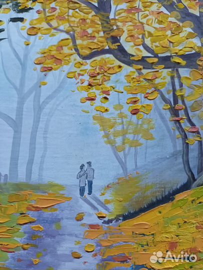 Картина маслом Осенний пейзаж