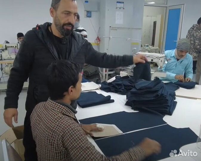 Пошив одежды оптом, швейное производство Киргизия