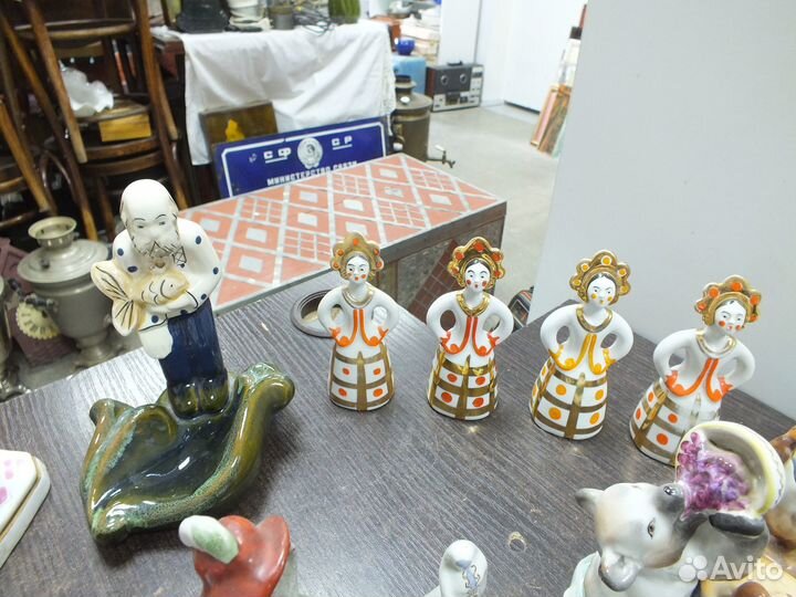 Фарфоровые статуэтки времен СССР