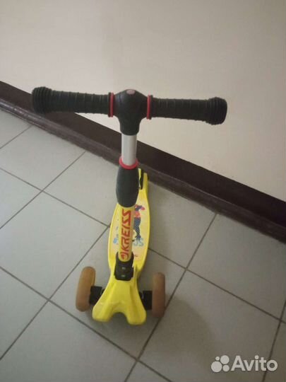 Самокат детский трехколесный kreiss