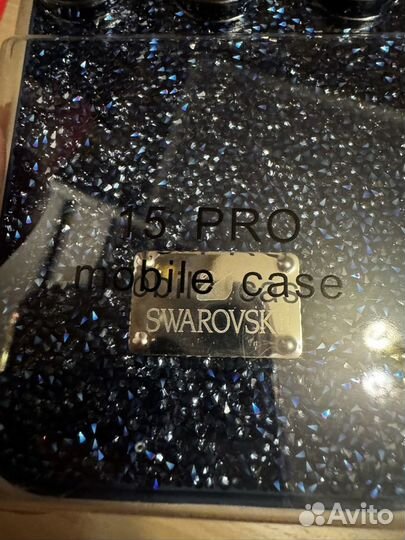 Чехол на iPhone 15 pro Swarovski