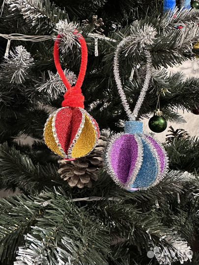Елочные игрушки ручной работы