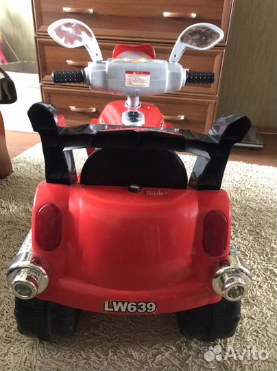 Детский электро мотоцикл новый