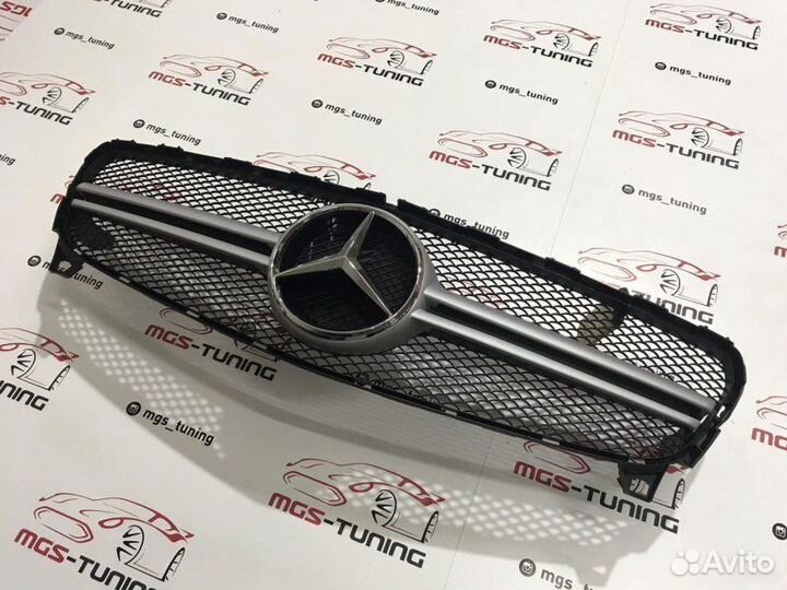 Решетка Mercedes A-class w176 AMG 45 Silver