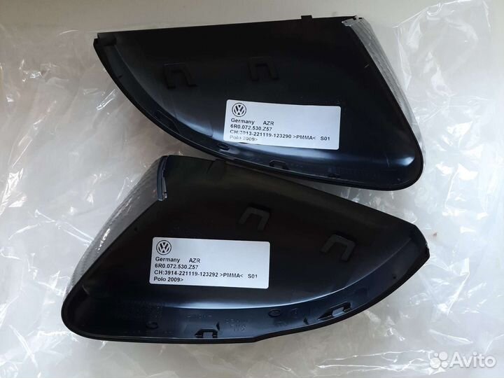 Накладки на зеркала карбон 6R0072530Z57