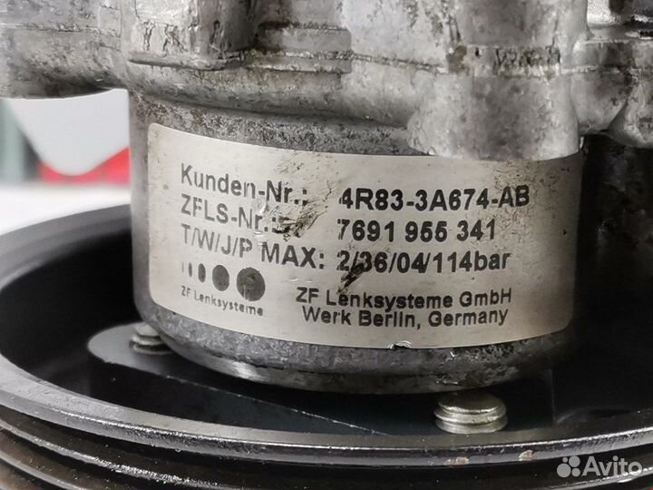 Насос гидроусилителя руля (гур) для Jaguar S-Type