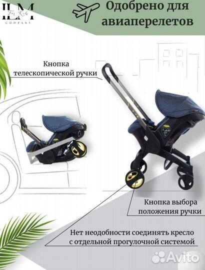 Коляска автолюлька