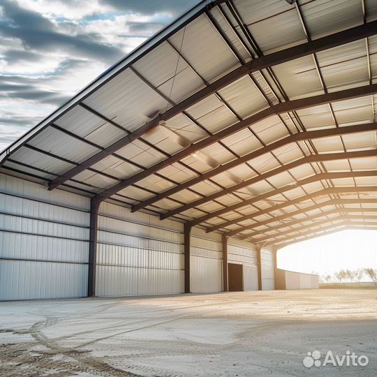 Продажа ангары в Ростове Изготавливаем большие конструкции от 600 м