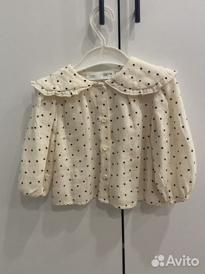 Рубашка для девочки zara 80 р-р