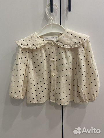 Рубашка для девочки zara 80 р-р