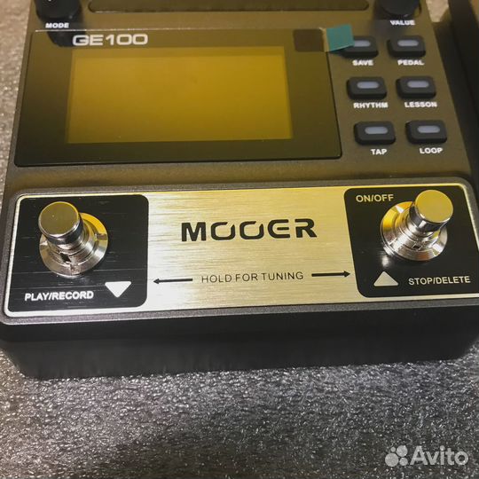 Гитарный процессор эффектов Mooer GE100 c педалью