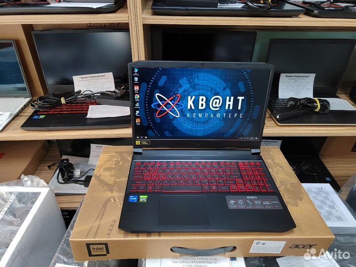 Новенький игровой ноутбук Acer Nitro 11400H+RTX305
