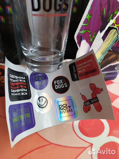 Стакан для виски fox dogs