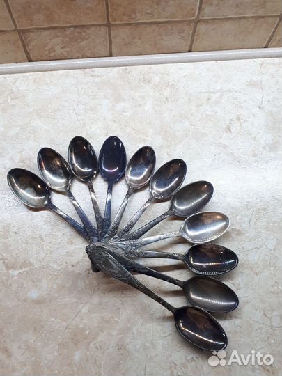 Ложки,вилки. Мельхиор. СССР