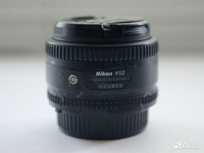 Объектив Nikon 50mm f/1.8D AF Nikkor