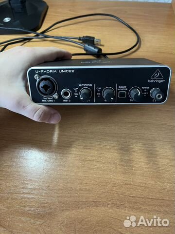Внешняя звуковая карта behringer umc22 купить в Клинцах | Электроника ...