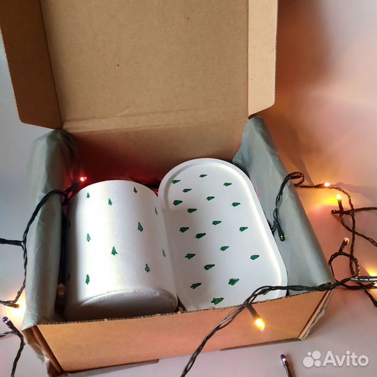 Подарочный набор ароматических свечей (Новый год)