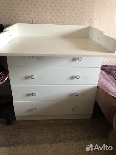 Пеленальный столик с комодом