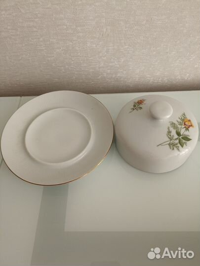 Масленка Жёлтая роза Германия ГДР