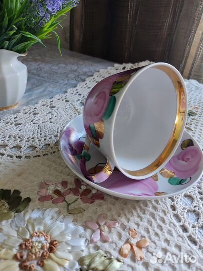 Чашка с блюдцем