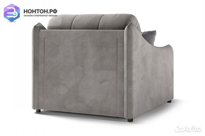 Кресло аккордеон Эско серо-бежевое / серое