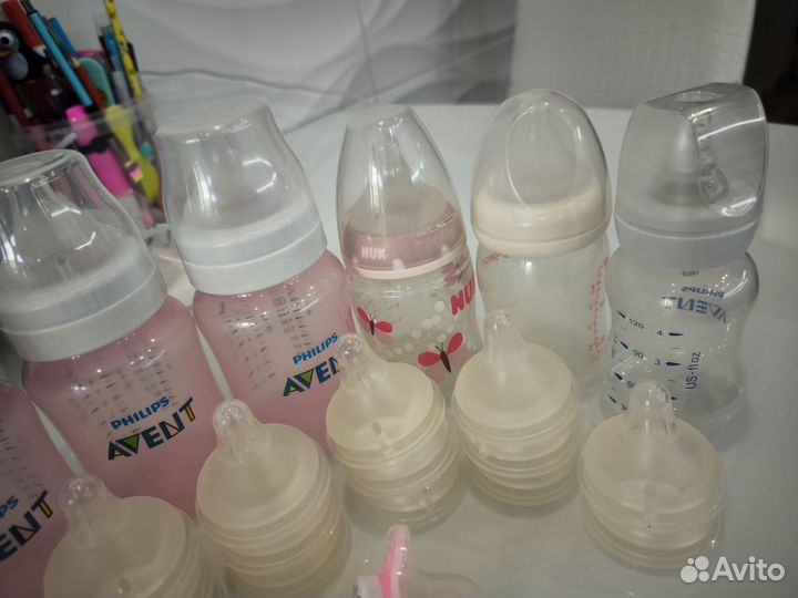 Бутылочки Avent, соски
