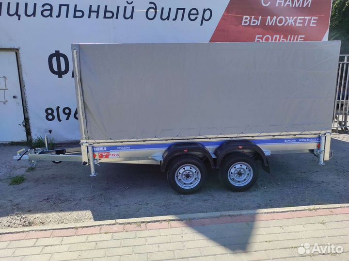 Двухосный прицеп Тавиалс 3.5*1.5 метра