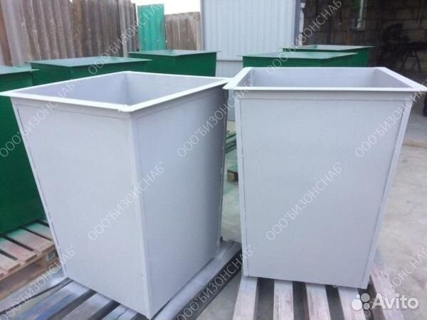 Мусорный бак из металла Арт 7301