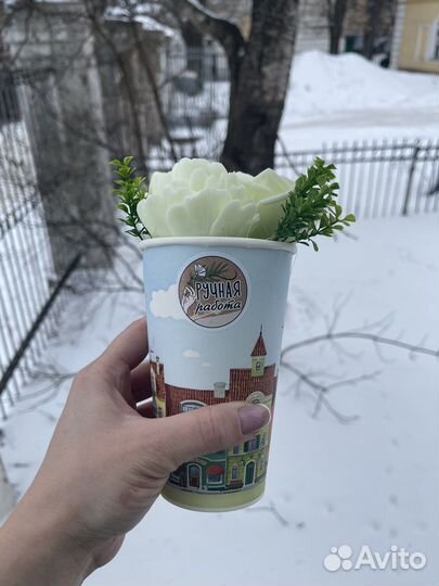 Букет цветов из мыла на 8 марта