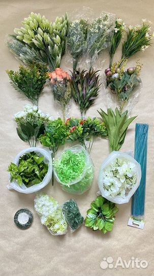 Зелень для букетов и кашпо
