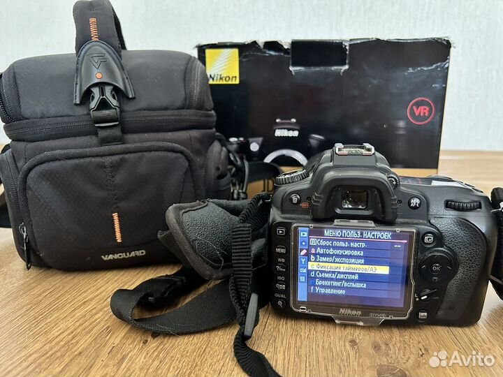 Зеркальный фотоаппарат nikon d90+ kit18-105