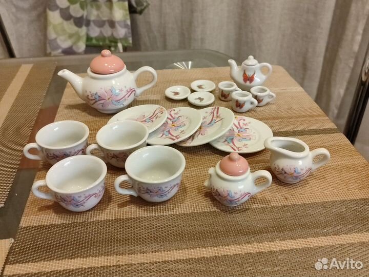 Фарфоровая посуда кукольная