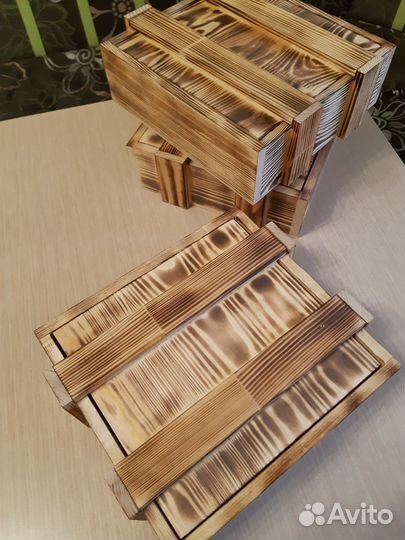 Ящик деревянный подарочный