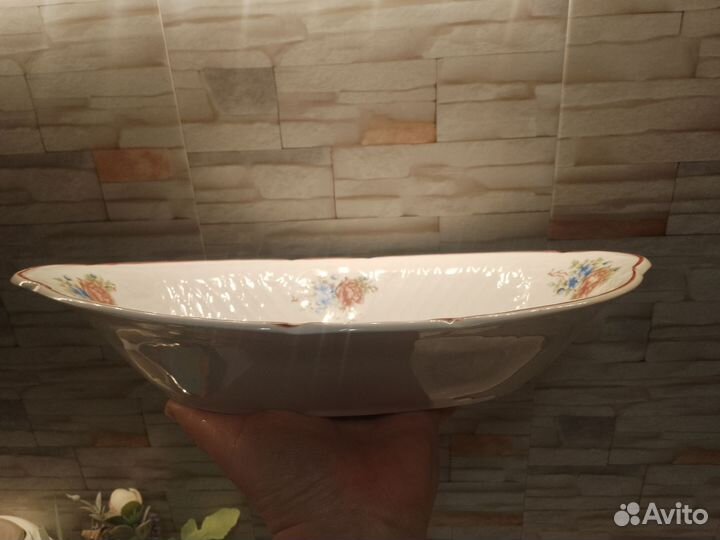 Блюдо сервировочное, салатник СССР Коростень