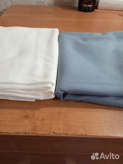 Трикотажная ткань отрезом белый