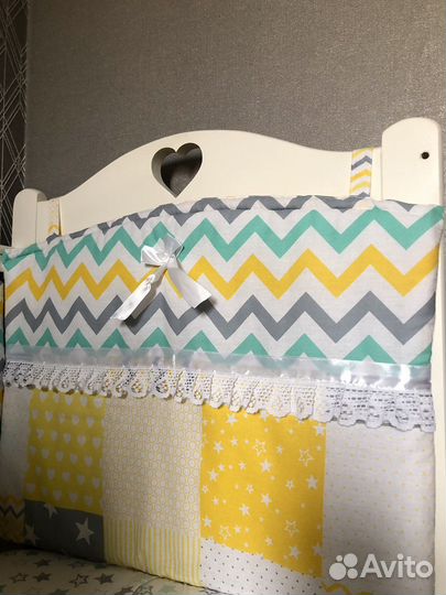 Бортики в детскую кроватку