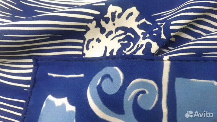 Платок, шелк, 90х90см