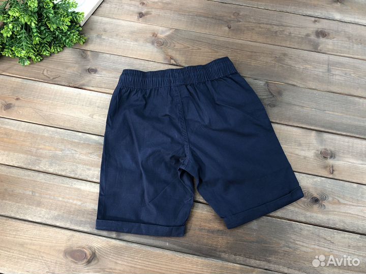 Синие шорты для мальчика хлопок Lupilu