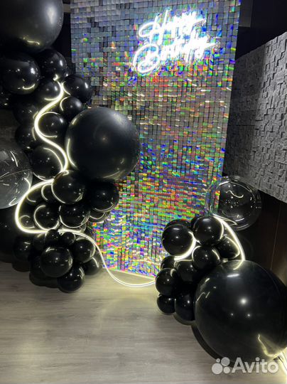 Воздушные и гелиевые шары, фотозона