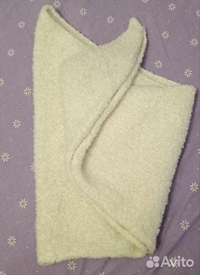 Шарф женский белый - бактус