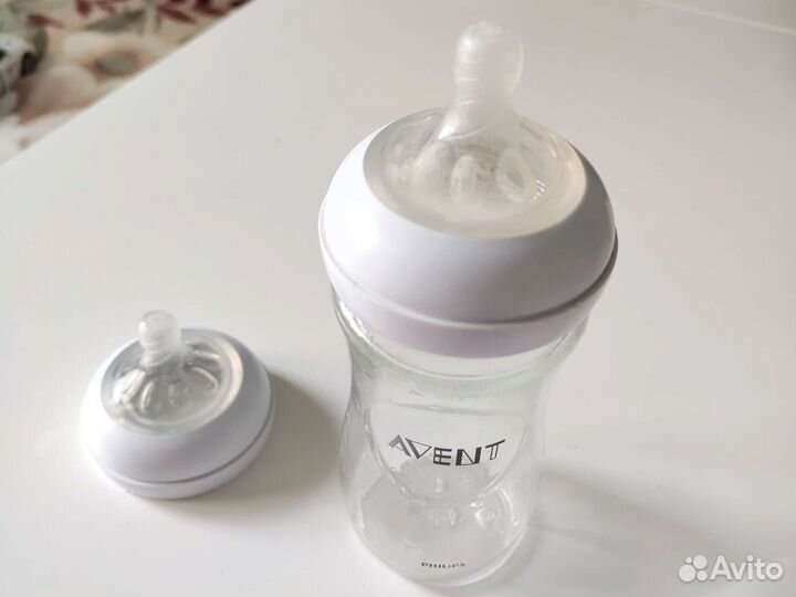 Бутылочка philips avent с двумя сосками