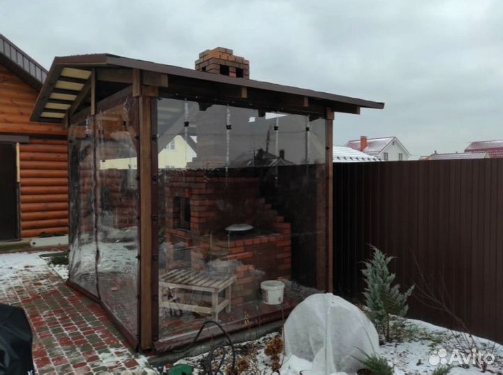 Мягкие окна пвх / замер доставка установка