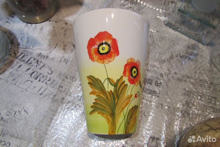 Вазы, подсвечник