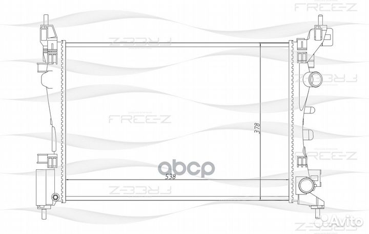 Радиатор KK0144 free-Z