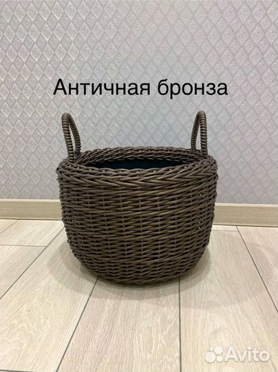 Корзина плетеная с ручками от 12 до 20 л