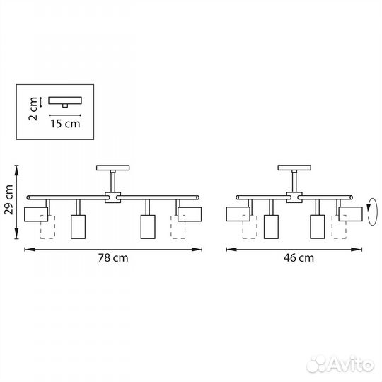 Люстра потолочная в спальню