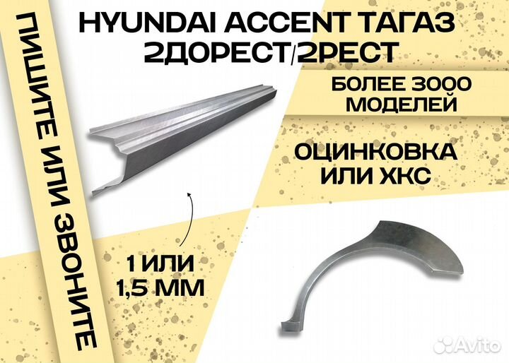Пороги и арки Renault Logan I (2004—2009) и другие