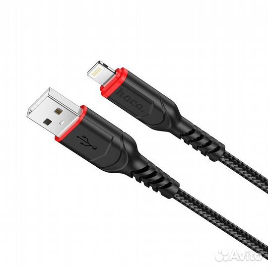 Кабель USB hoco X59 Victory, USB - Lightning, 2.4А