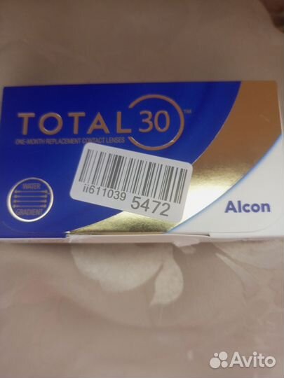 Линзы контактные на месяц 1упаковка